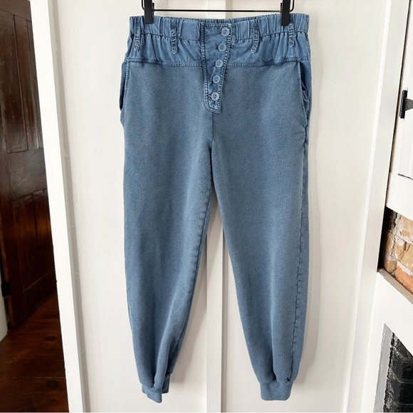 ULLA JOHNSON blue Payton pant - Picture 1 of 6